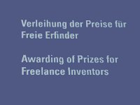 iENA 2019  Freie Erfinder Awarding of Prizes for Freelance Inventors